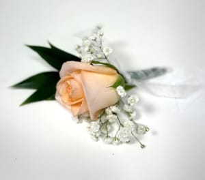 Single Rose Boutonniere Flower Bouquet