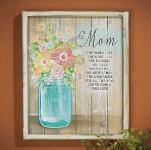 Home Decor Signs Flower Bouquet