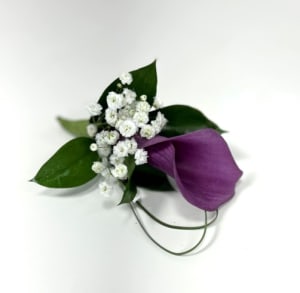 Calla Lily Boutonniere Flower Bouquet