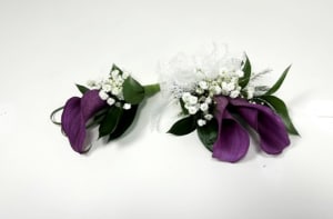 Calla Lily Corsage and Boutonniere Set Flower Bouquet