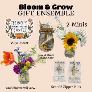 Bloom & Grow Ensemble. Flower Bouquet