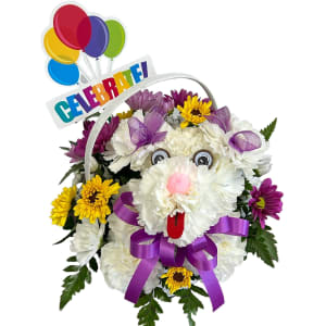 Puppy Love Flower Bouquet