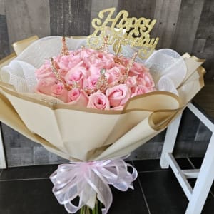 Sweet Baby Buchon & Assorted Crown Flower Bouquet