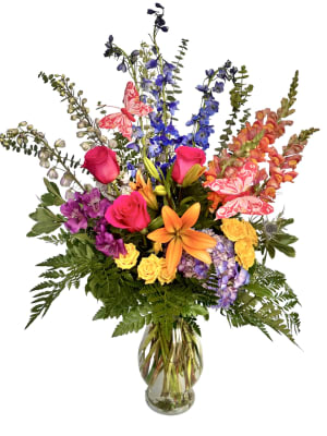 Fluttering Garden Symphony Flower Bouquet