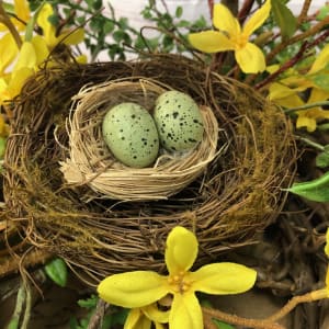 Bird Nest Silk (Artificial) Floral Arrangement