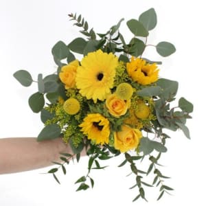 Lemon Drop Hand Tied Bouquet Flower Bouquet