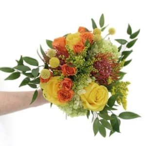 Tangerine Twist Hand Tied Bouquet Flower Bouquet