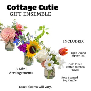 Cottage Cutie Ensemble Flower Bouquet