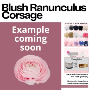 Blush Ranunculus Flower Bouquet