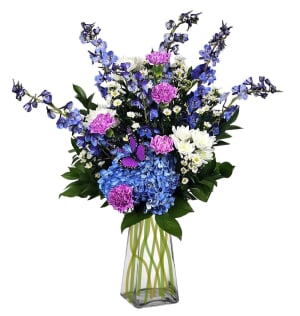 Violet Blueberry Flower Bouquet