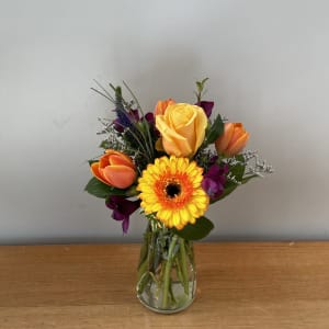 Thank-You Budvase Flower Bouquet