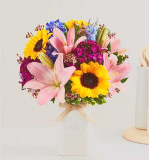 Honey Bee Buzz Flower Bouquet