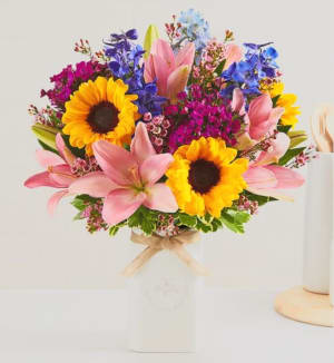 Honey Bee Buzz Flower Bouquet