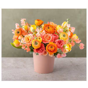 Citrus Shimmer Flower Bouquet