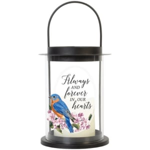 Always and Forever Cylinder Lantern Flower Bouquet