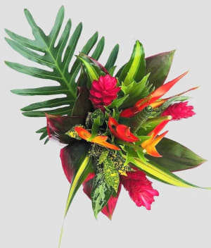 DESIGNER'S CHOICE TROPICAAL ARRANGEMENT Flower Bouquet