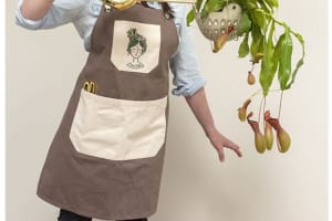 Plant Lady Canvas Apron Flower Bouquet