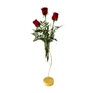 Hearty Roses Gold *CHOOSE YOUR ROSE COLOR* R-229 Flower Bouquet