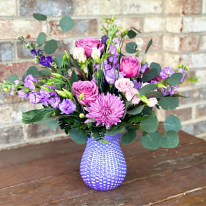 Amethyst Hues Flower Bouquet