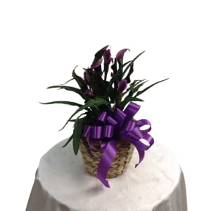 Purple Calla Lily Flower Bouquet