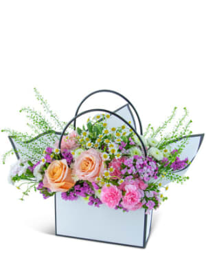 Seasonal Garden Blooming Tote Flower Bouquet