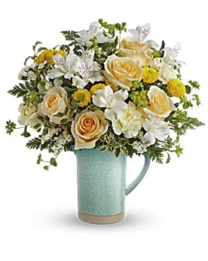 Teleflora's Adored Aqua Bouquet Flower Bouquet