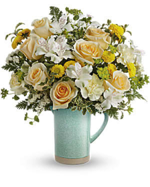 Teleflora's Adored Aqua Bouquet Flower Bouquet