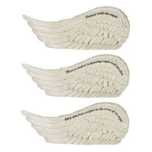 Memorial Angels - Angel Wing Figurines Flower Bouquet