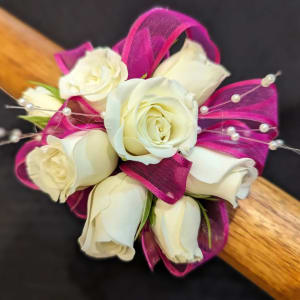 Hot Pink Corsage Flower Bouquet