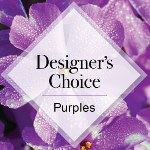 Designer's Choice Purple Flower Bouquet