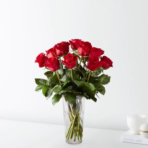 Long Stem Red Roses Flower Bouquet