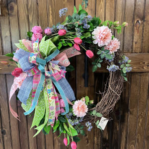 Spring Delight Wreath Flower Bouquet