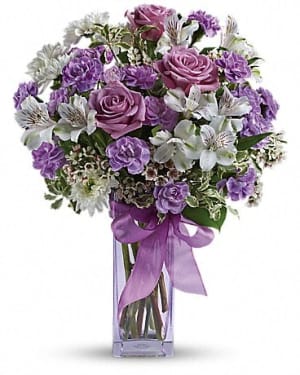 Teleflora's Lavender Laughter Bouquet Flower Bouquet