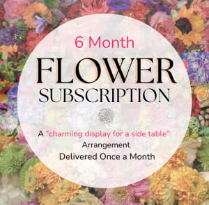 Flower Subscription for 6 Months Flower Bouquet