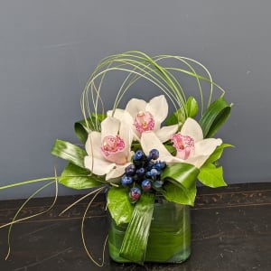 Cymbid Trio Flower Bouquet