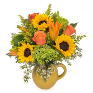 Pitcher for Mom Flower Bouquet