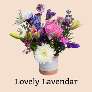 Lovely Lavendar Flower Bouquet