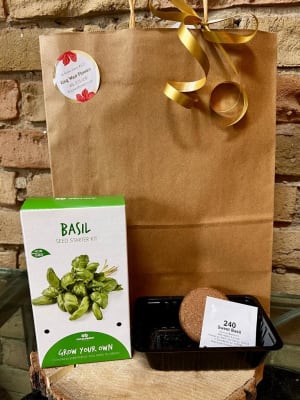 Everything You Need Seed Growing Kit - Basil Flower Bouquet