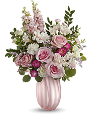 SWIRLING PINK BOUQUET Flower Bouquet