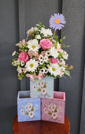 Rustic Daisy Flower Bouquet