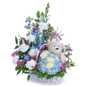 SWEET SOLACE BASKET Flower Bouquet