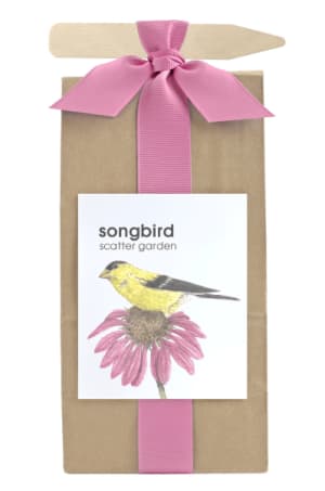 Songbird Scatter Garden Flower Bouquet