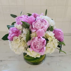 Peony & Hydrangea Flower Bouquet