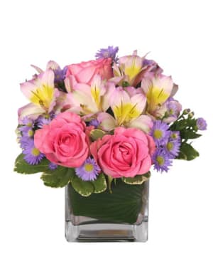 Pretty As You Please Vase Of Flowers Flower Bouquet