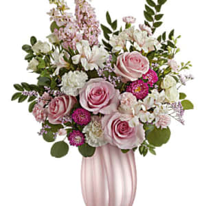 Teleflora's Swirling Pink Bouquet Flower Bouquet