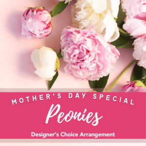 Mother's Day Peony Arrangement Flower Bouquet