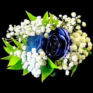 BLUE CORSAGE Flower Bouquet