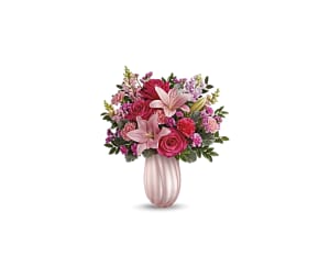 Rosy Swirls Flower Bouquet