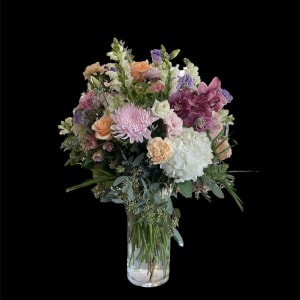 Colorful Tall Cylinder Flower Bouquet