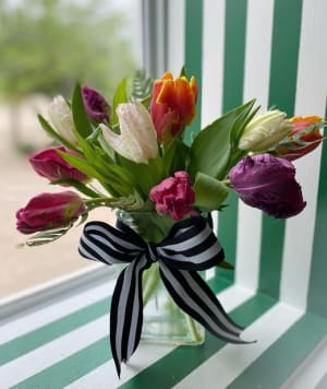 Mother’s Day Mixed Parrot Tulips Flower Bouquet